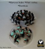 Bambula - crna, klenova buba, Fleš svitac od balze.jpg